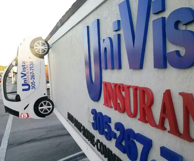 Creative signs for Univista Insurance