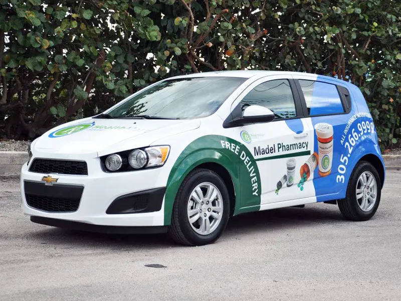 Madel Pharmacy car wrap