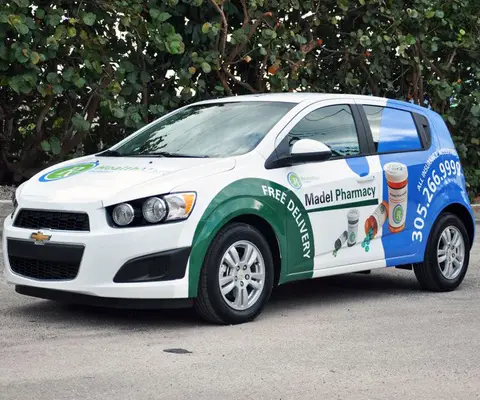 Madel Pharmacy car wrap