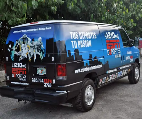 ESPN Deportes van wrap