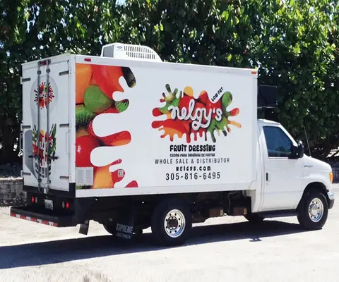 Nelgy's box truck wrap