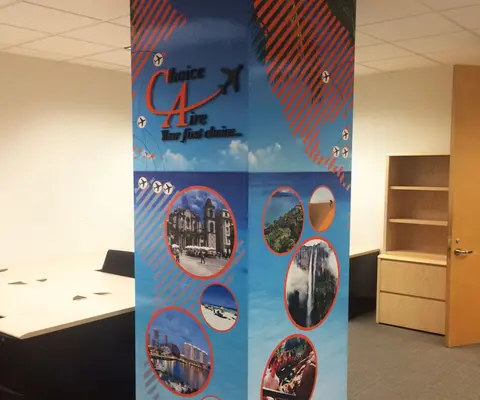 Choice Aire wrapped interior column